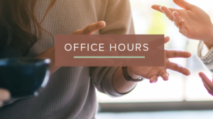 November 2023 Office Hours